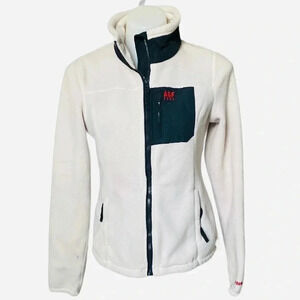 ABERCROMBIE & FITCH | Women’s Fleece Zip-up Cream Jacket Size M